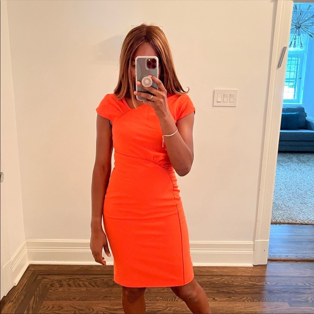 Karen millen orange new dress us6